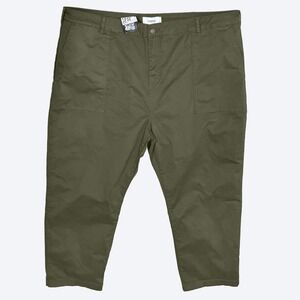 Both& Apparel NEW Gender Neutral Olive Green Marlo Pant 42x28 Everyday Chino